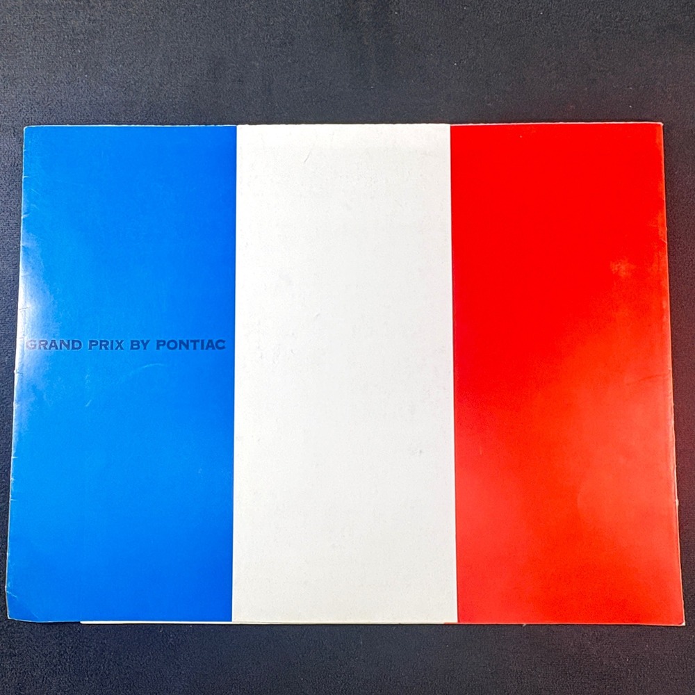 Vintage 1966 Pontiac Grand Prix Original Sales Brochure 6 Pages